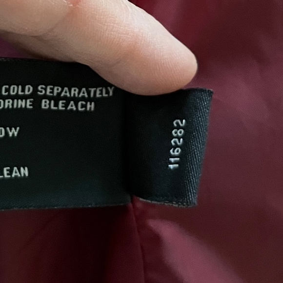 London Fog Red Trench Rain Coat with Hood New without tags Small - Picture 9 of 12